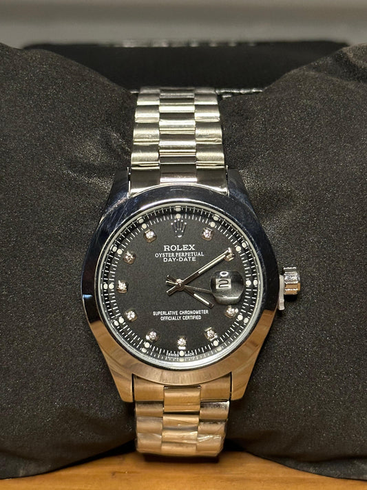 Dial RLX Date – 40mm – Stainless Steel – C-496